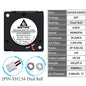 2 Pieces  DC 5V 12V 24V 30X30X10Mm Sleeve Dual Ball 1 Inch Small Mini Blower Cooling Fan 30Mm X 10Mm 3Cm 3010 3D Printer
