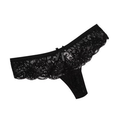 Women'S Panties Sexy Lace Transparent Underwear Hollow Out Female Low Waist Briefs Breathable Lingerie Intimates Underpants