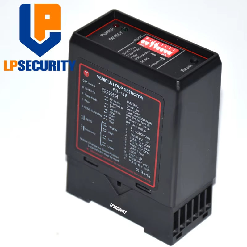 PD-132 Automatic Gate Opener Barrier Gate Traffic Inductive Single Channel Loop Vehicle Detector Compatible with Northtech