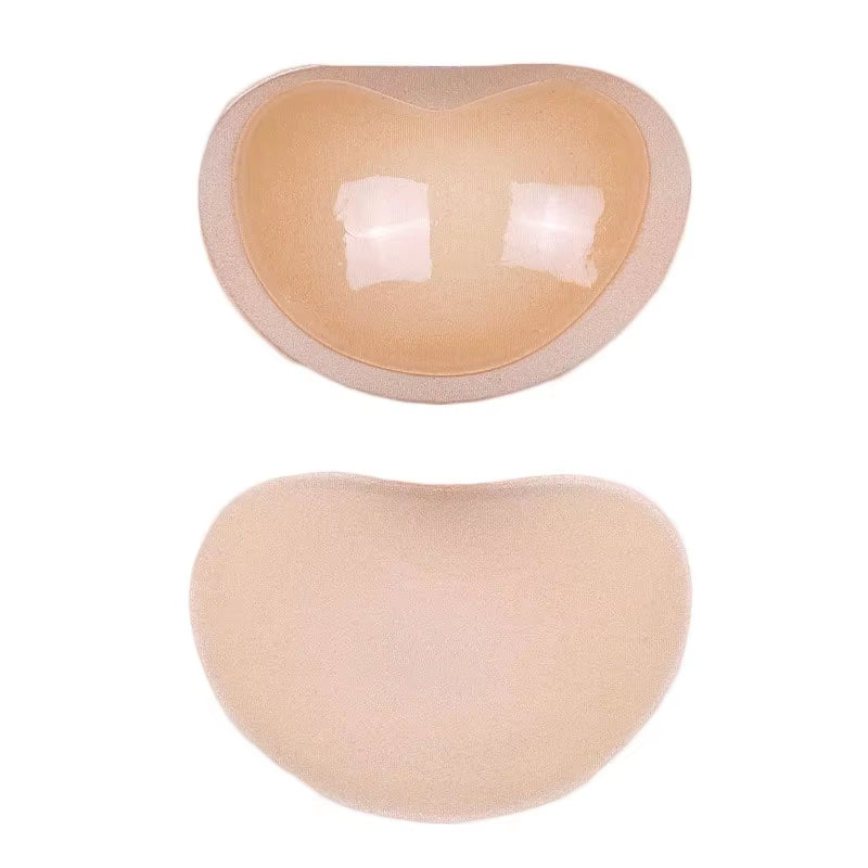 Invisible Heart Padding Magic Bra Insert Pads Push up Silicone Self Adhesive Breast Enhancer Women Intimates Breast Lift Nipple