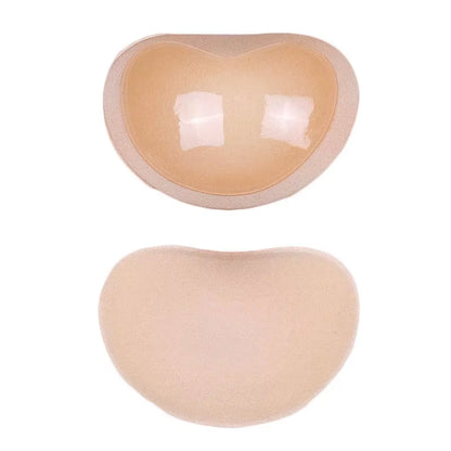 Invisible Heart Padding Magic Bra Insert Pads Push up Silicone Self Adhesive Breast Enhancer Women Intimates Breast Lift Nipple
