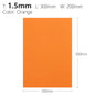 1.5Mm Black Sand Army Green Orange Kydex Sheet Thermoplastic for DIY Sheath Holster Tool Parts