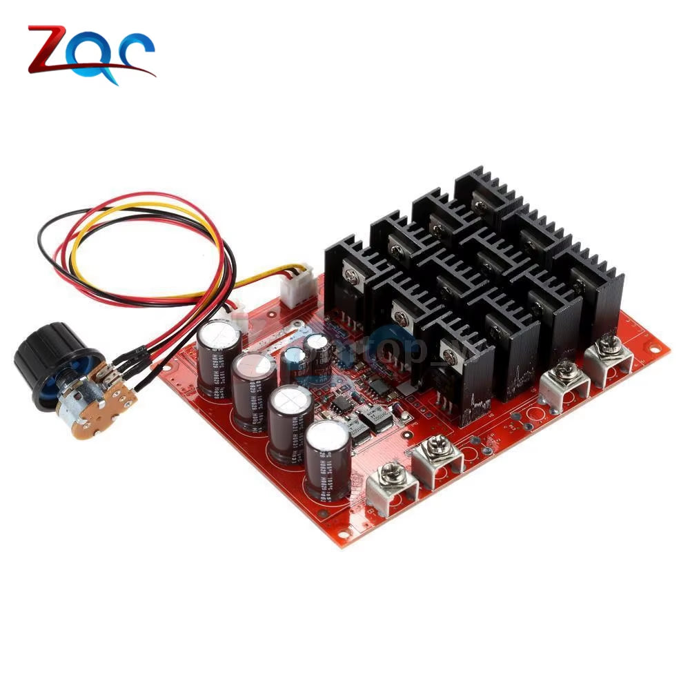 DC 10-50V 60A Motor Speed Control PWM HHO RC Controller 12V 24V 48V 3000W MAX
