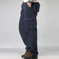 Men'S Cargo Pants Mens Casual Multi Pockets Sports Large Size 44 Tactical Pants Men Outwear Straight Loose Fashion Long Trousers