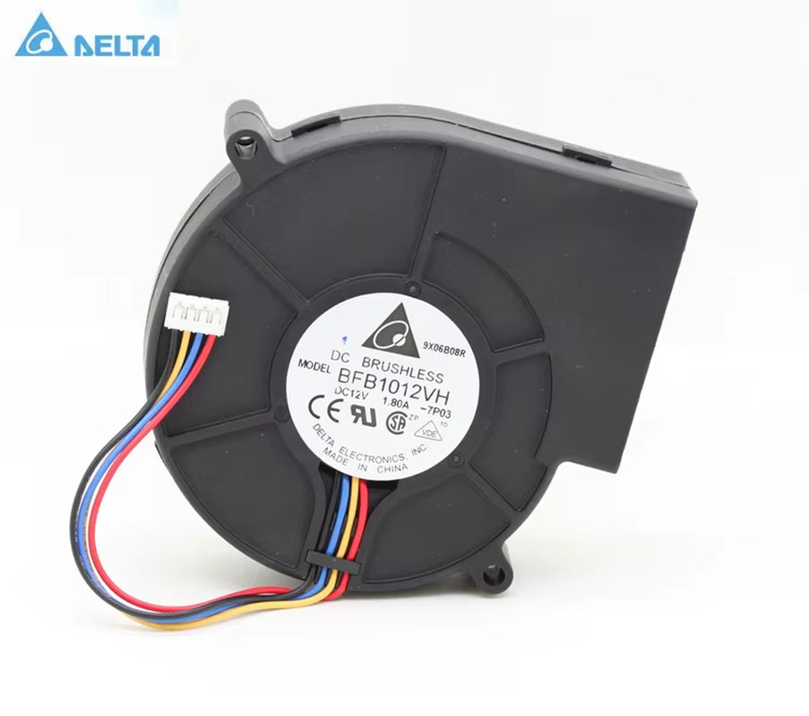 For Delta BFB1012VH 9733 Turbo Centrifugal Fan Blower 12V 1.80A High Speed with Variable Speed Controller for DIY Cooling