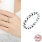 Hot Sale 100% 925 Sterling Silver Styles Stackable Ring Party Finger Wedding Rings for Women Original Fashion Jewelry Gift