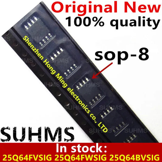 (5-10Piece)100% New 25Q64FVSIG 25Q64FWSIG 25Q64BVSIG W25Q64FVSIG W25Q64FWSIG W25Q64BVSIG Sop-8 Chipset