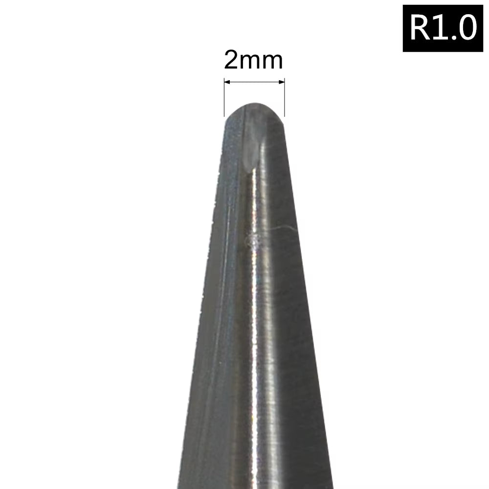 6Mm*70L,1Pcs, Taper Ball Nose End Mill,Cnc Cone Milling Cutter,Solid Carbide Tool,Woodworking Router Bit