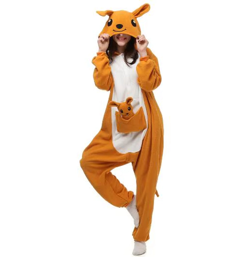 Blue Stitch Kigurumi Animal Adults Cat Bear Shark Onesies Pajama Raccoon Costumes Dragon Jumpsuit Christmas