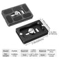 Universal Aluminum Alloy Quick Release Plate Tripod Mount Adapter with 1/4 Screw for Benro Arca Swiss Ball Head and Camera