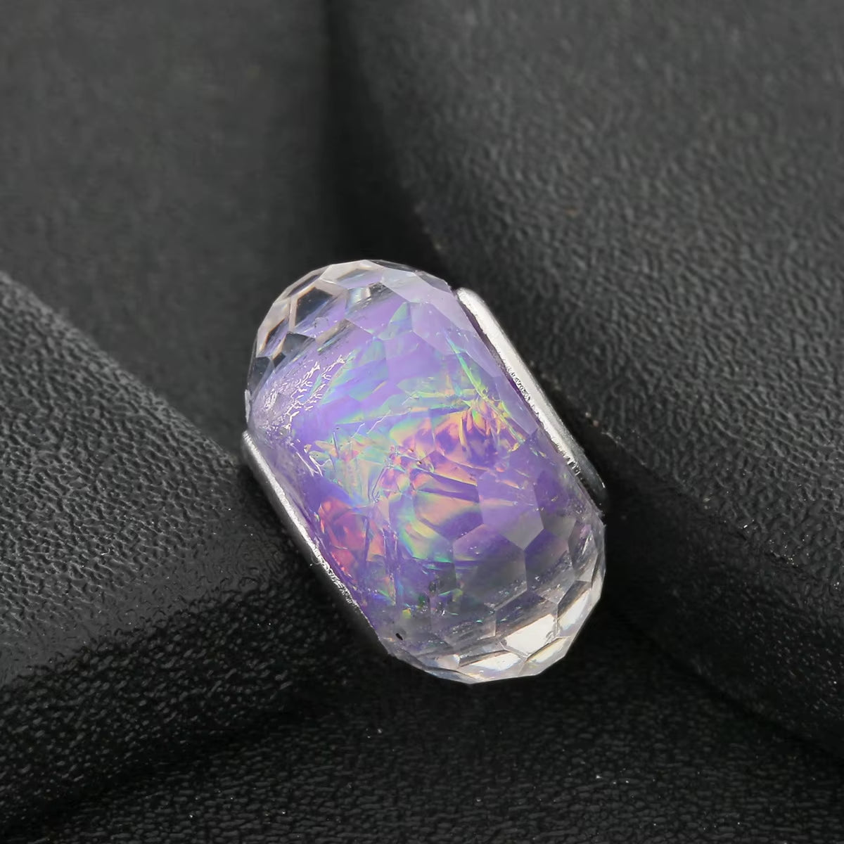 New European Colorful Lampwork Glass Bead Murano Plastic Aolly Charm Fit Pan Brand Bracelet Bangle Women DIY Jewelry Dropship