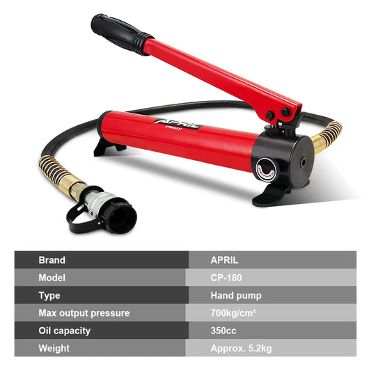 High Pressure Hydraulic Hand Pump CP-180 Manual Hydraulic Pressure Pump