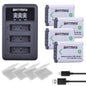 NP-BX1 Np Bx1 Battery + 3 Slots LCD Charger for Sony DSC-RX100 DSC-WX500 IV HX300 WX300 HDR-AS15 X3000R MV1 AS30V HDR-AS300
