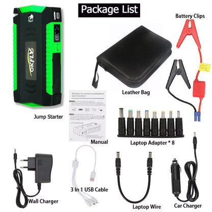 5000A Car Jump Starter 74Wh Power Bank Car Battery Booster Charge 12V Starting Device Petrol Diesel Car Starter Buster