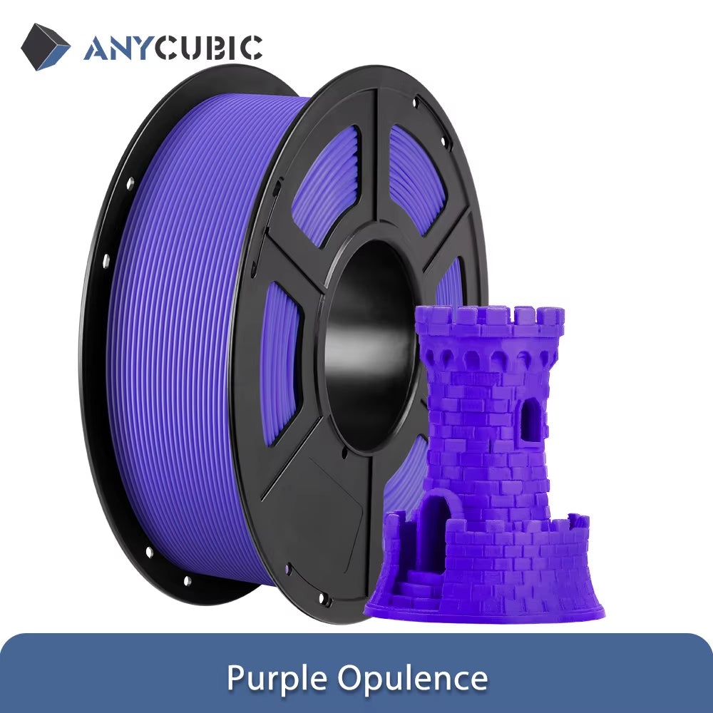 3D Printer Multicolor Filament PLA 1.75Mm 1Kg/Roll Plastic Rubber Consumables Material for FDM 3D Printer Kobra 2 Pro
