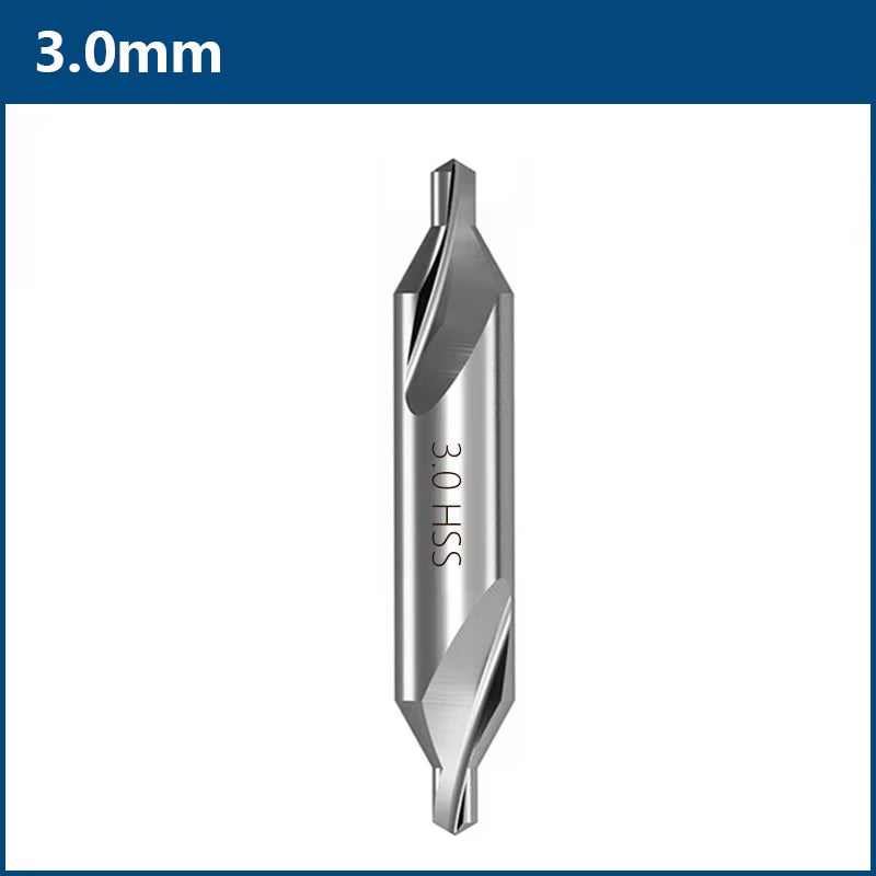 HSS Center Drills Bit 60 Degree Metal Drill Bit Power Tools Hole Drilling Hole Cutter 1.0/1.5/2.0/2.5/3.0/3.5/4.0/5.0Mm