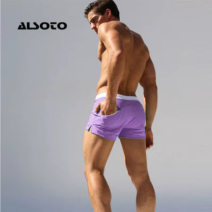 Shorts Men Zipper Pocket Casual Mens Shorts Fast Dry Boardshorts Joggers Men'S Trunks Summer Mens Short Homme Masculino