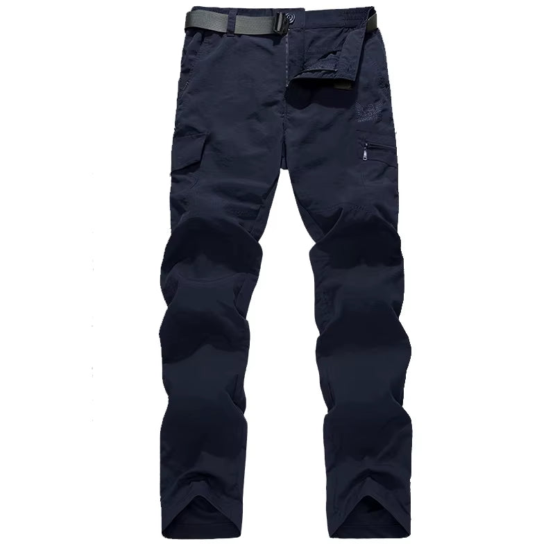 Men'S Cargo Pants Summer Waterproof Breathable Male Long Trousers Joggers Army Pockets Casual Pants plus Size 4XL