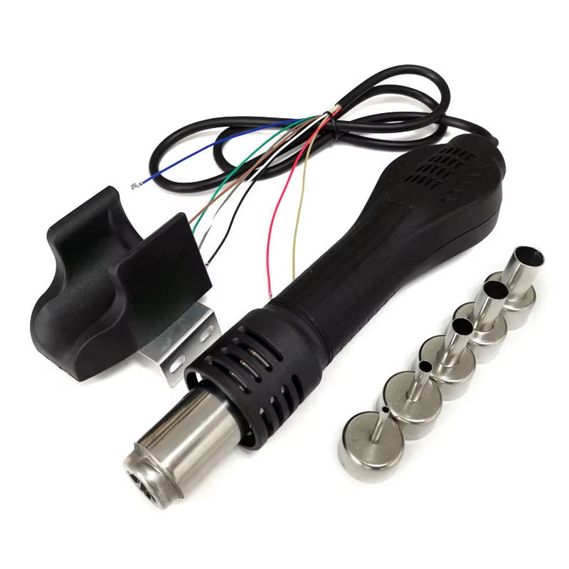 Heat Gun Hot Air Hair Dryer Soldering Hairdryer Gun Handle for 858 858D 8858 8586 878 BGA Rework Solder Station Desoldering Tool