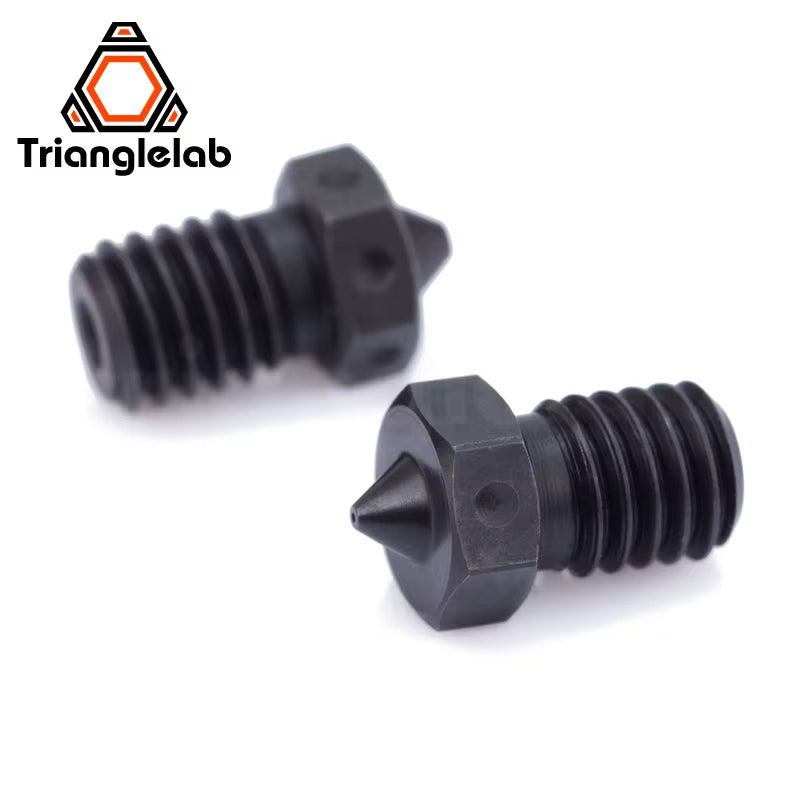 R A2 Hardened Steel V6 Nozzle Compatible PEI PEEK Carbon Fiber Filament for V6 HOTEND Dragon RAPIDO Matrix EXTRUDER