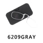 Nose Clip Reading Glasses Man High Quality Men Portable Foam Nose Glasses for Seniors Transparent Eyeglasses with Case