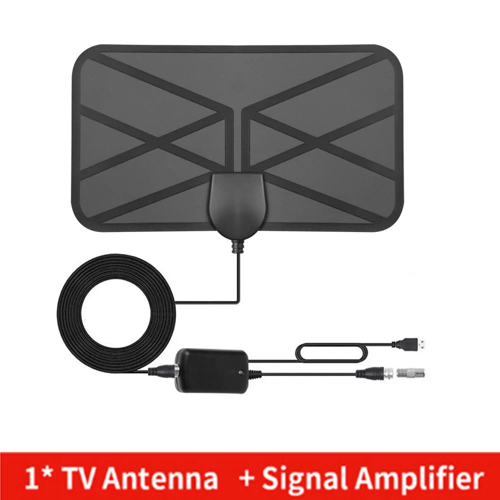 8K 4K TV Antenna for Global Digital TV 1080P 25DB High Gain Booster HD for RV Outdoor Car Antenna Indoor TV Free Channel
