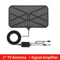 8K 4K TV Antenna for Global Digital TV 1080P 25DB High Gain Booster HD for RV Outdoor Car Antenna Indoor TV Free Channel