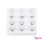 3/5Pcs Bra Extender Strap Extension 3 Hooks 2 Rows Women Intimates Lengthened Bra Hook Extenders Womens Accessoires 2/3/4Buckles