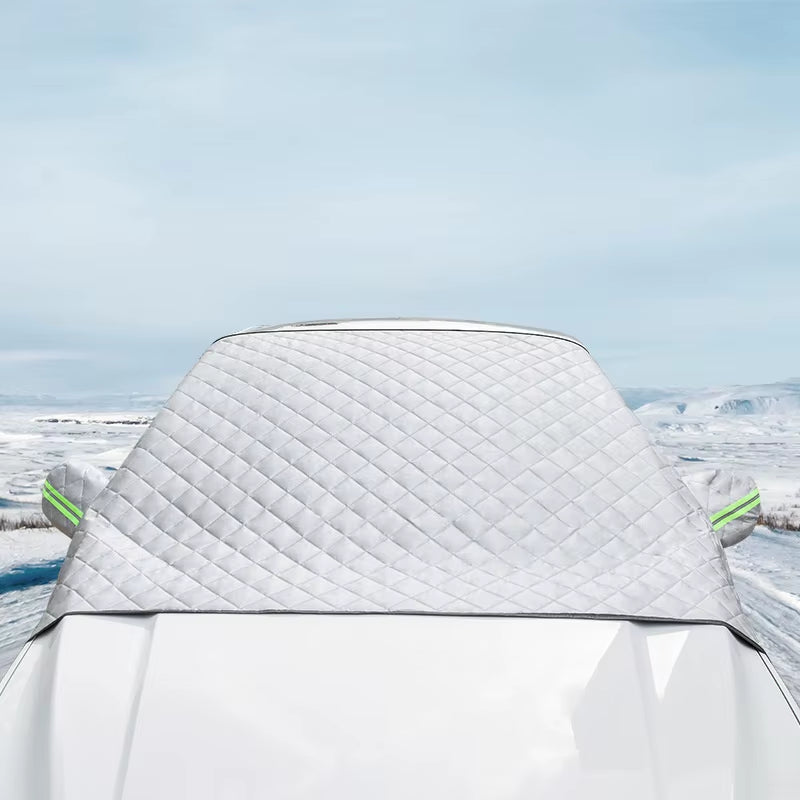 Car Four Seasons Use Windshield Snow Cover Car Sun Shade Block Frost Protection Sun Protection Anti-Ice Front Windscreen Cover