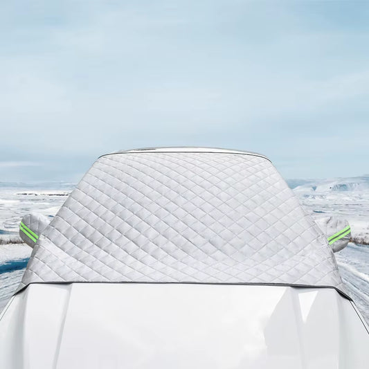 Car Four Seasons Use Windshield Snow Cover Car Sun Shade Block Frost Protection Sun Protection Anti-Ice Front Windscreen Cover