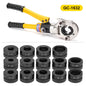 Europe Warehouse Hydraulic Pex Pipe Crimping Tools for Pex,Stainless Steel and Copper Pipe with TH,U,V,M,VAU Jaws