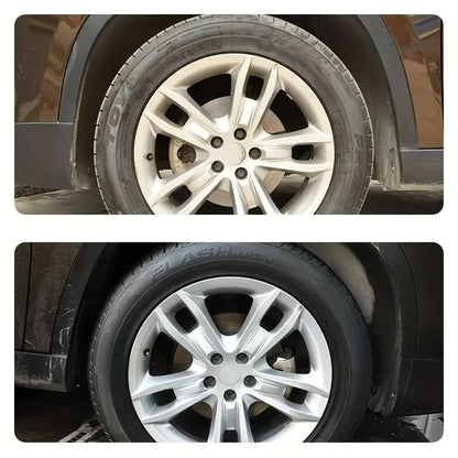Tire Shine & Plastic Repair Paste - Removes Scratches/Oxid, Restores Shine for Tires/Trim with UV Protect, 5-Min Fix