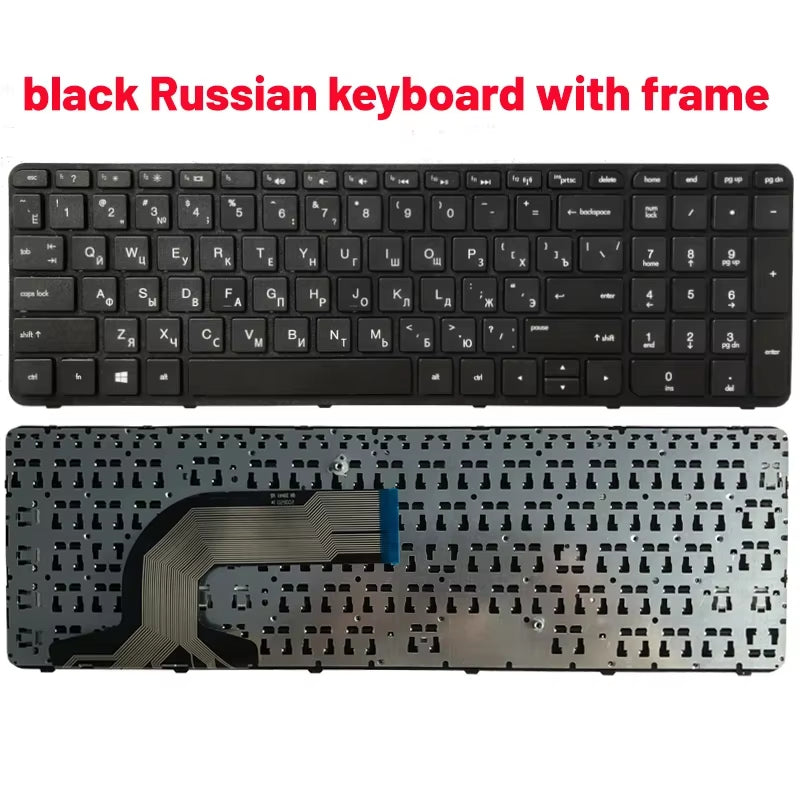 Russian/Us/Uk/Spanish Laptop Keyboard for HP Pavilion 15-N 15-E 15E 15N 15-A 15-A000 15T 15T -N 15-N000 N100 N200 15-E000 E100