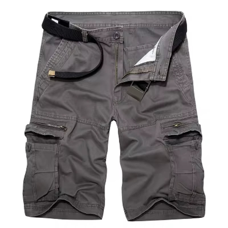 Mens Military Cargo Shorts Summer Army Green Cotton Shorts Men Loose Multi-Pocket Shorts Homme Casual Bermuda Trousers 40