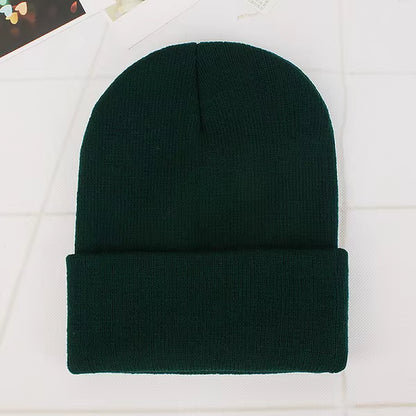 Solid Color Winter Hats for Woman New Beanies Knitted Cute Hat Girls Autumn Female Beanie Caps Warmer Bonnet Ladies Casual Cap