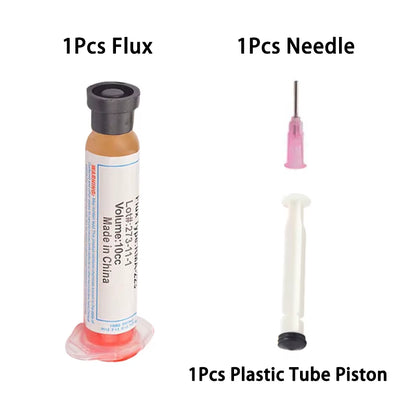 10Cc Solder PCB SMD Soldering Paste Flux Grease RMA223 RMA-223 for Chips Computer Phone LED BGA SMD PGA PCB DIY Repair Tool