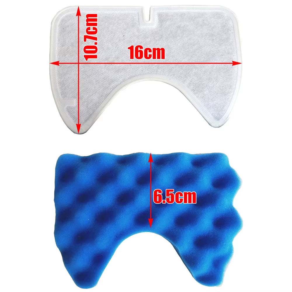 Vacuum Cleaner Filter Spare Parts Set Kit of Filters and Sponge Filter for Samsung DJ97-00492A SC6520 SC6530 /40/50/60/70/80/90