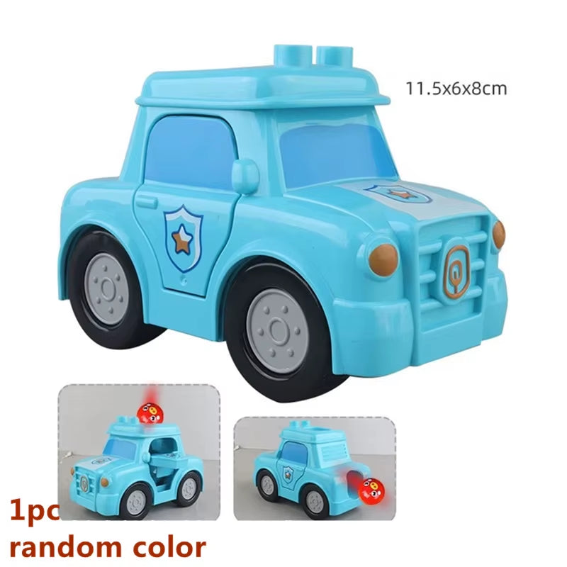 Marble Race Run Big Building Blocks Crazy Rolling Ball Compatible Slide Dinosaur Tunnel Animal Bricks Parts Accessory Kids Toys