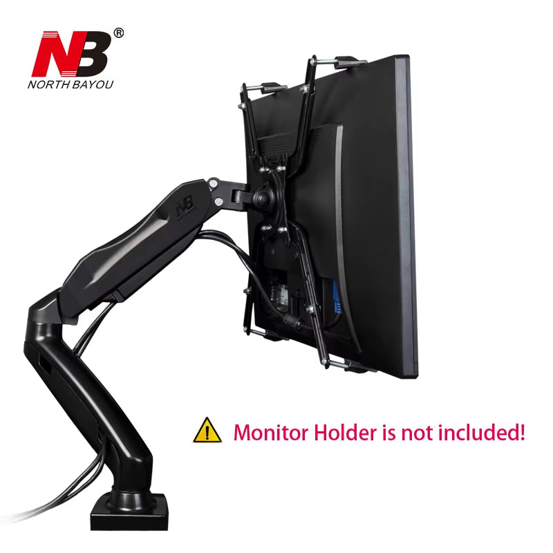 NB FP-1 Extension VESA Adapter Fixing Bracket Monitor Holder Support for 17-27 Inch No Mounting Hole Monitors LCD Display Mount