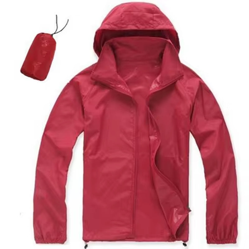 Men'S Brand Quick Dry Skin Coat Sunscreen Waterproof UV Women Thin Army Outwear Ultra-Light Windbreake Jacket 3XLYA105