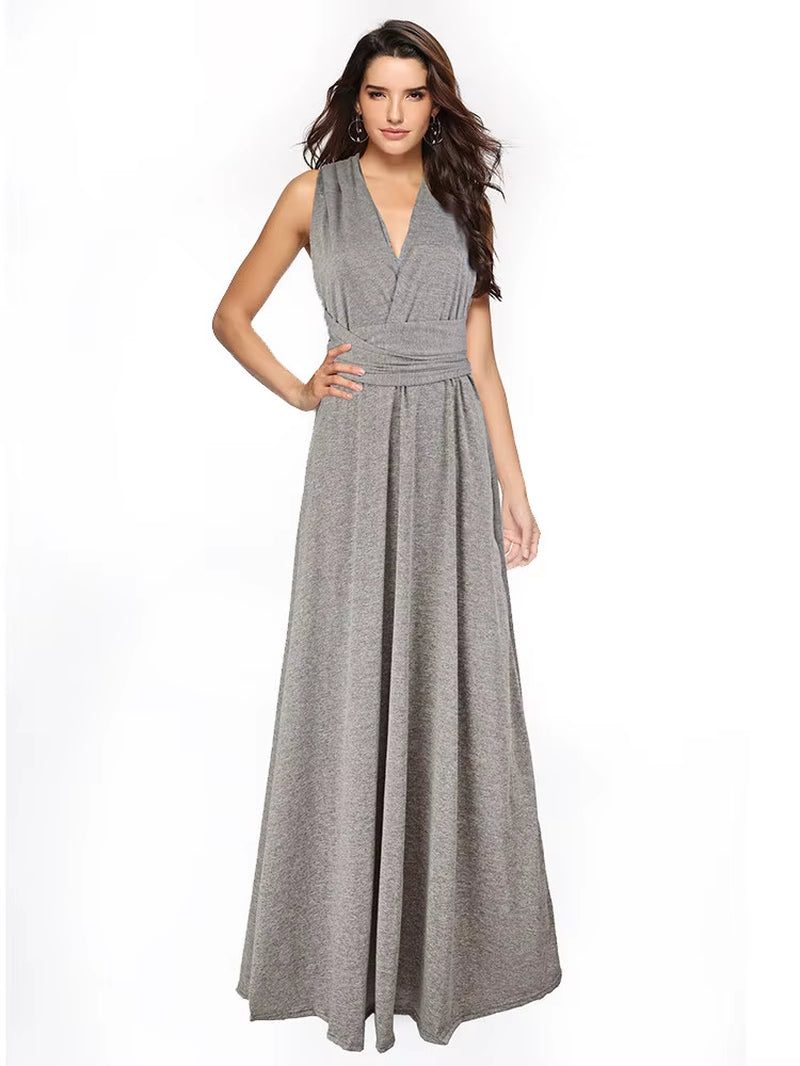Sexy Women Boho Maxi Club Dress Red Bandage Long Dress Party Multiway Bridesmaids Convertible Infinity Robe Longue Femme