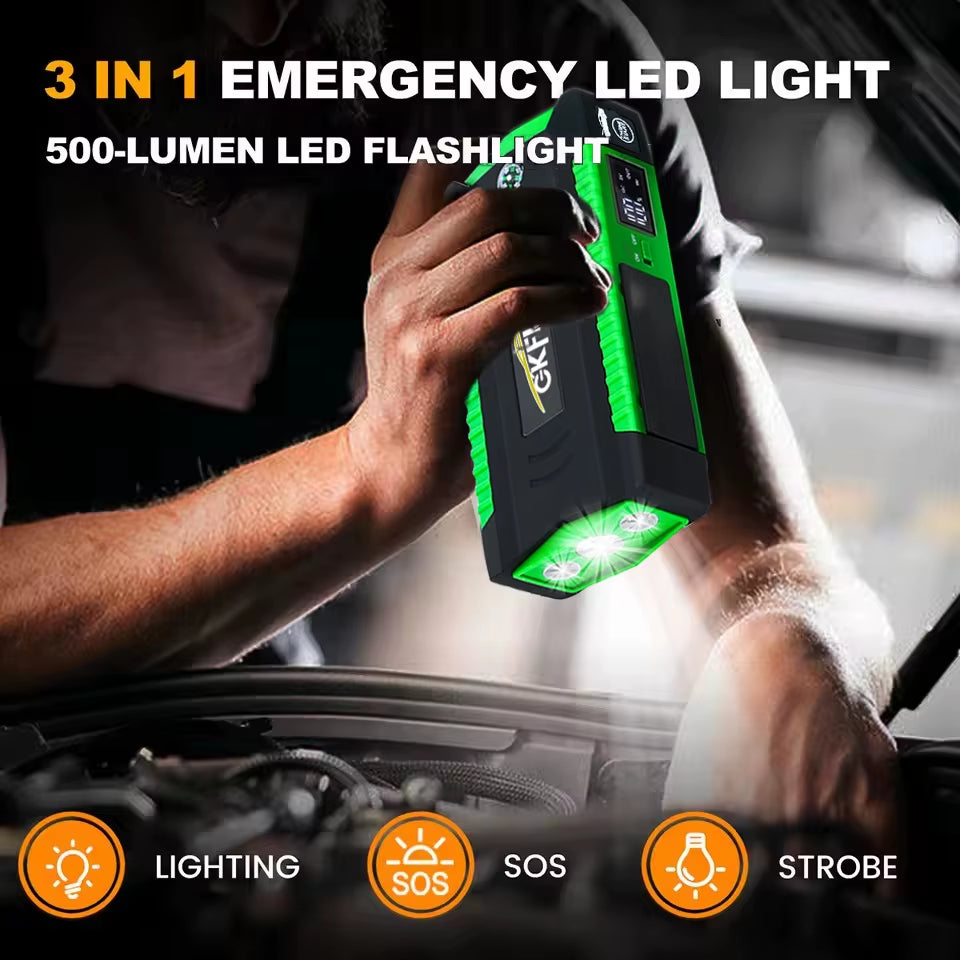 5000A Car Jump Starter 74Wh Power Bank Car Battery Booster Charge 12V Starting Device Petrol Diesel Car Starter Buster