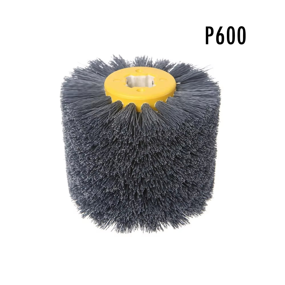 1 Pcs 120X100X19Mm Nylon Abrasive Wire Drum Polishing Wheel Electric Brush for Woodworking Metalworking
