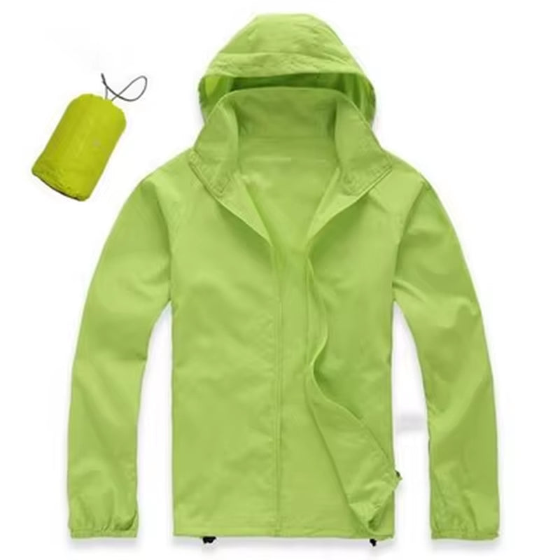 Men'S Brand Quick Dry Skin Coat Sunscreen Waterproof UV Women Thin Army Outwear Ultra-Light Windbreake Jacket 3XLYA105