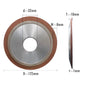 Dia. 75Mm/100Mm/125/150Mm PDX Diamond Grinding Disc Resin Abrasive Cutting Wheel P150 Knife Blade Polishing