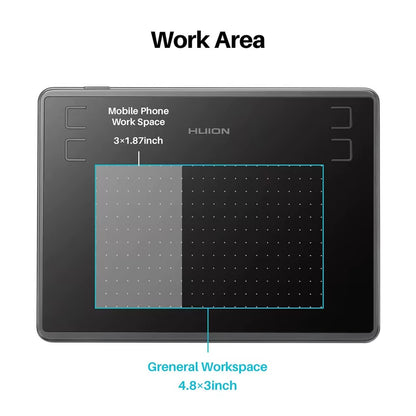 H430P Digital Tablets Micro USB Signature Graphics Drawing Pen Tablet OSU Game Battery-Free Tablet Android Mac Windows