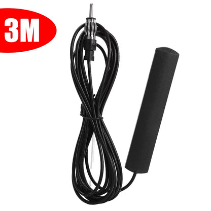 Universal Car Electronic Radio Antenna 5/3M Car AM FM Radio Antenna Signal Amplifier Booster Antena Booster 12V
