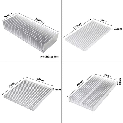 Radiator Aluminum Heatsink Extruded Heat Sink for LED Electronic CHIP Heat Dissipation Cooling Cooler