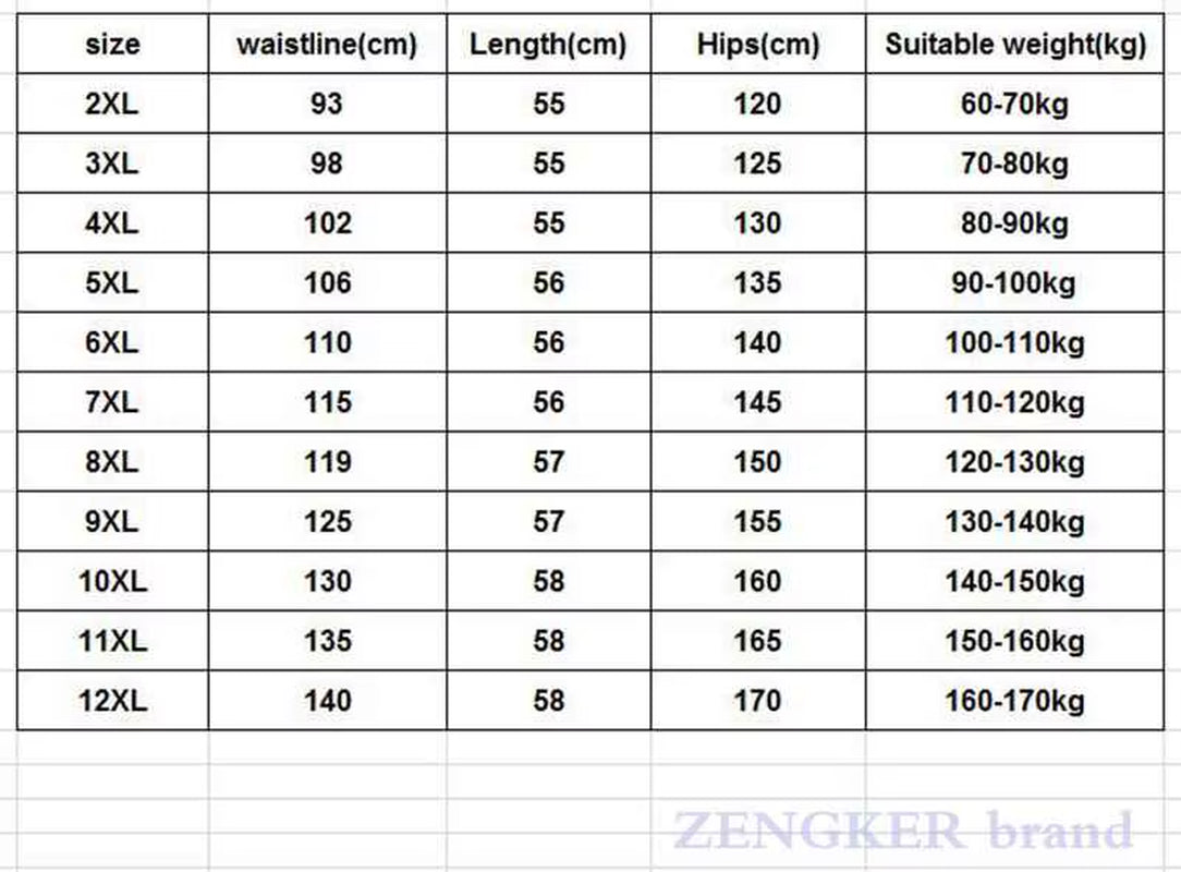 Big Size Men'S Summer Casual Shorts plus Size Loose Middle-Aged Oversized Cotton 8XL 7XL 6XL Large Size 11XL 12XL Men Shorts