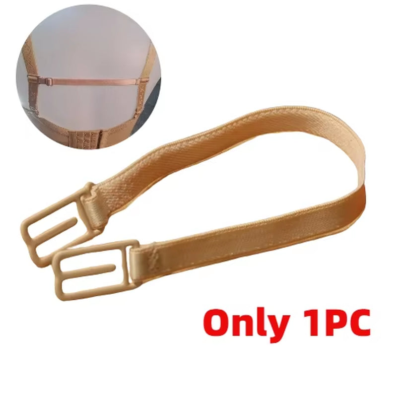 Women Double Shoulder Elastic Bra Strap Accessories 34Cm Slip Resistant Bra Straps 1 Pair